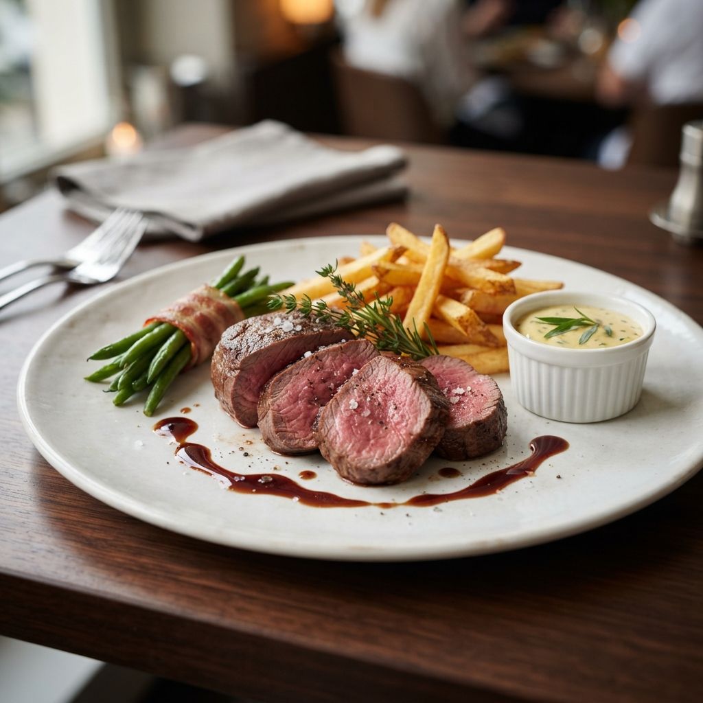 Rinderfilet, medium rare