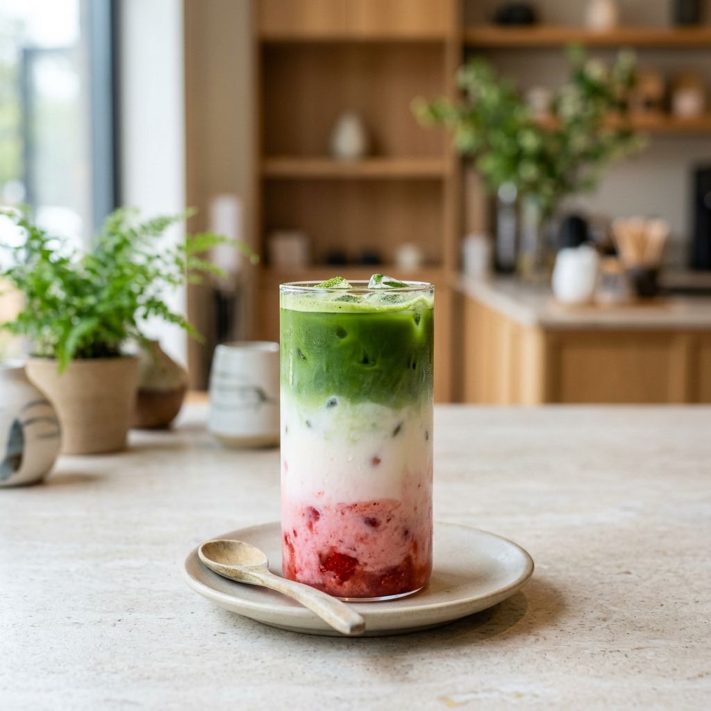 Fruity Matcha Latte