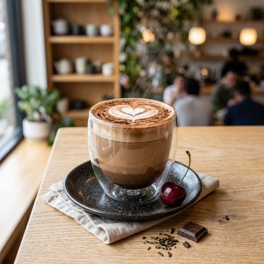 Chocolate Cherry Hojicha