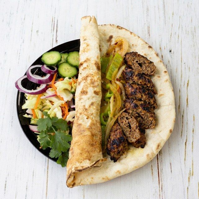 Lams kebab wrap