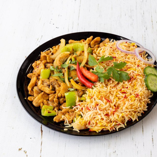 Chicken shoarma menu