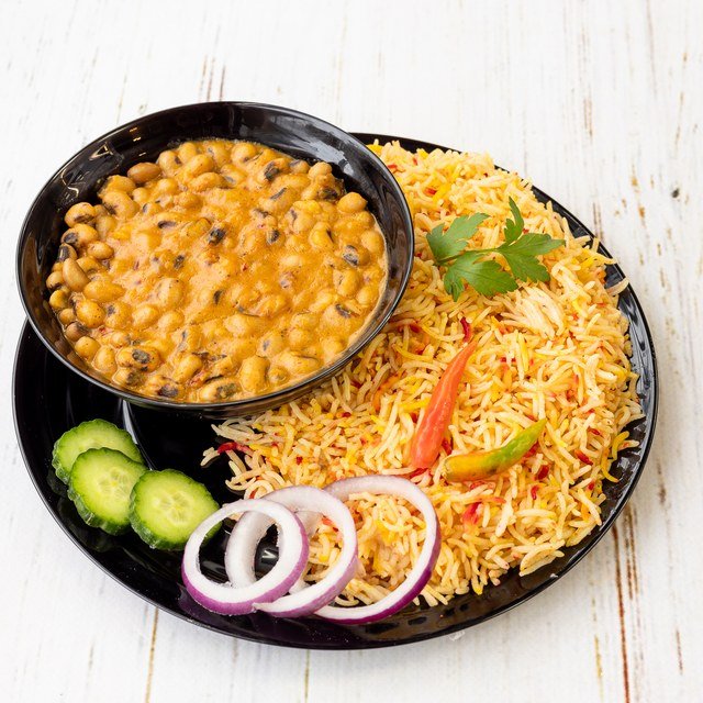 Black eyed beans curry