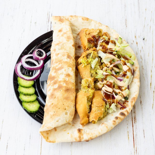 Samosa mix wrap