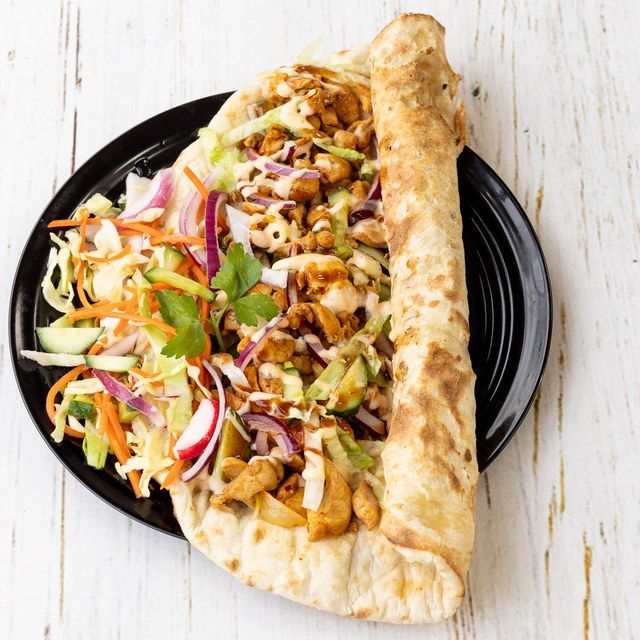 Chicken shoarma wrap