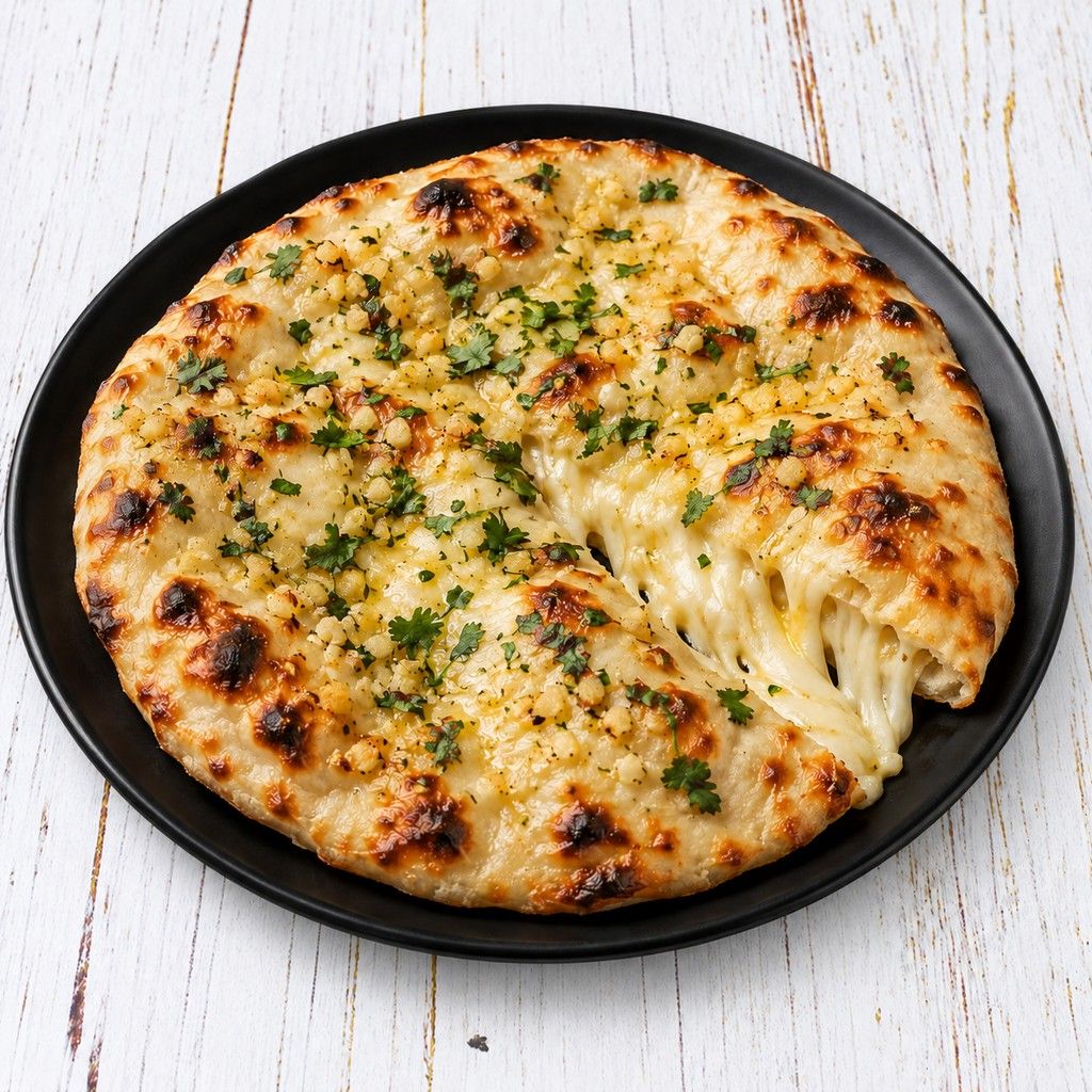 Garlic cheese naan