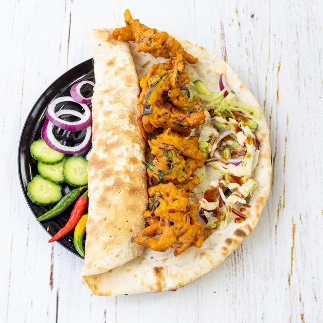 Pakora mix wrap