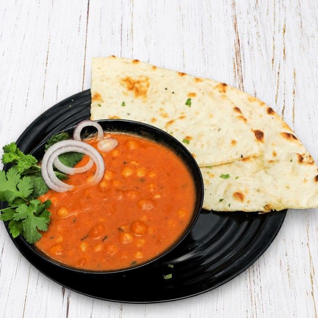 Channa curry, kikkererwten