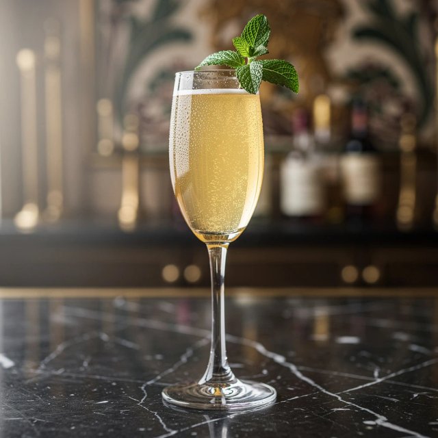 Le St. Germain (elderflower, prosecco, munt)