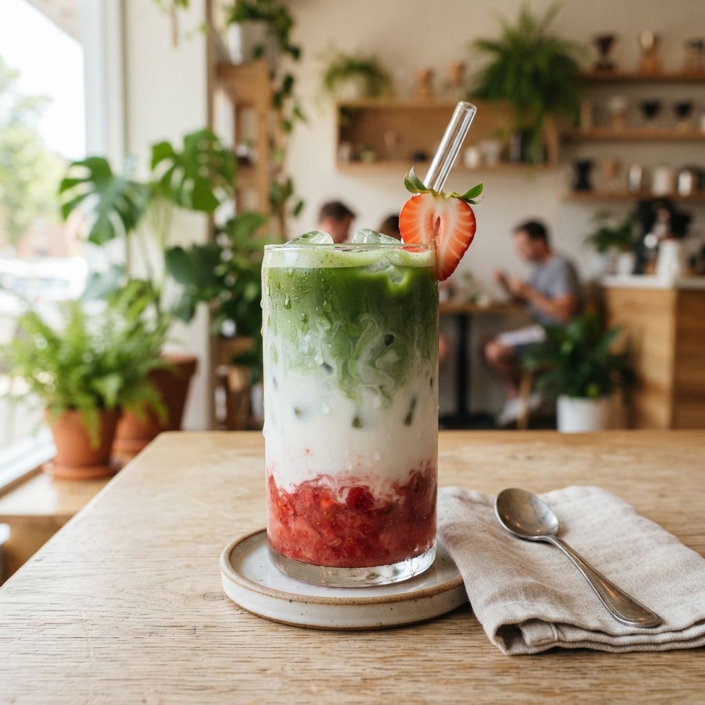 ICED STRAWBERRY MATCHA