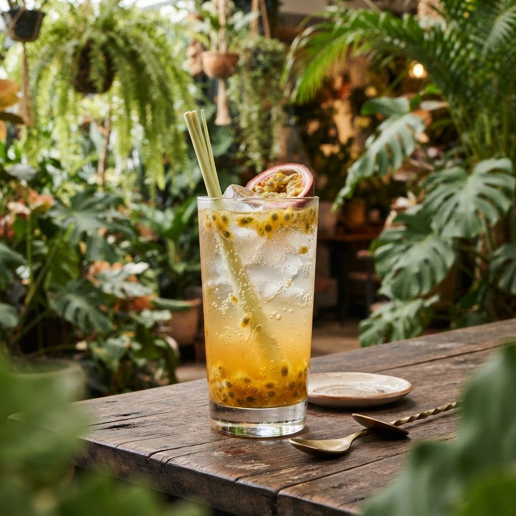 Homemade Soda - Passionfruit & Lemongrass