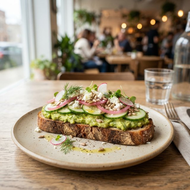 Mashed avocado (v)