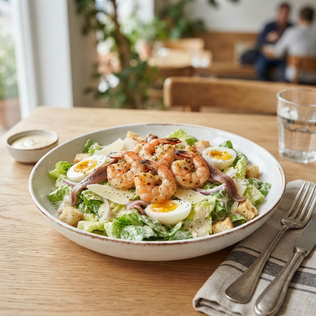 Caesar salade gamba