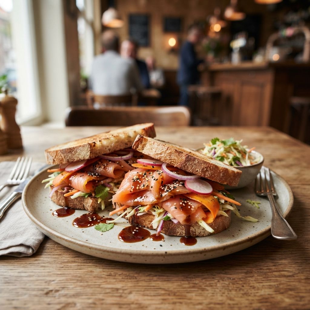 ZALM TERIYAKI SANDWICH