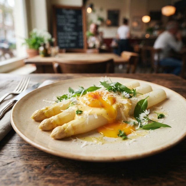 Witte asperge