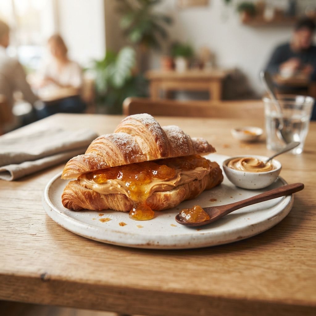 Croissant Peanut Butter/Marmelade
