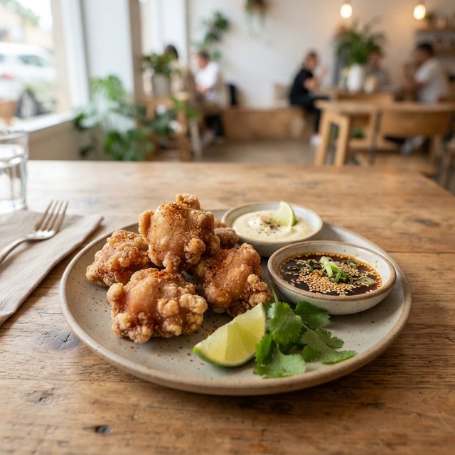 Karaage fried chicken