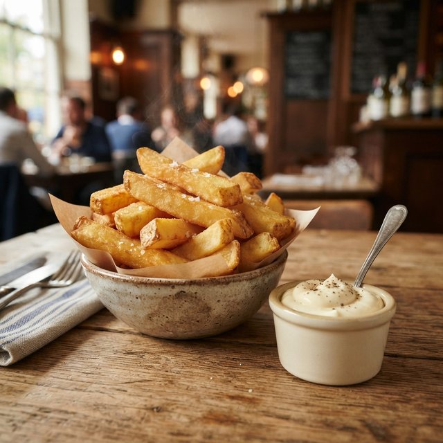 Boeren frites met mayonaise (groot)