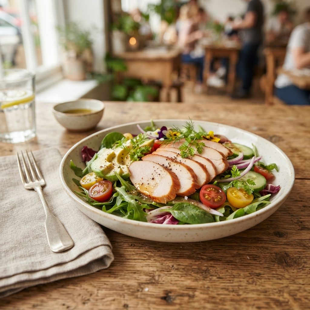 Salad Smoked Chicken / Salade gerookte kip