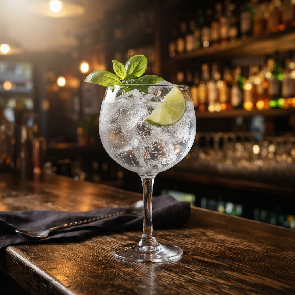 TANQUERAY fever-tree tonic, limoen & basilicum