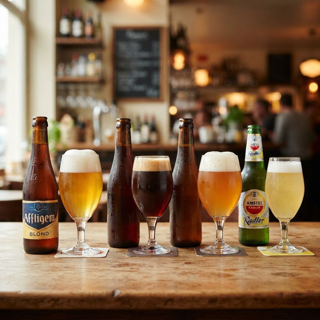 Affligem Blond / Affligem Double / Affligem Tripple / Amstel Radler