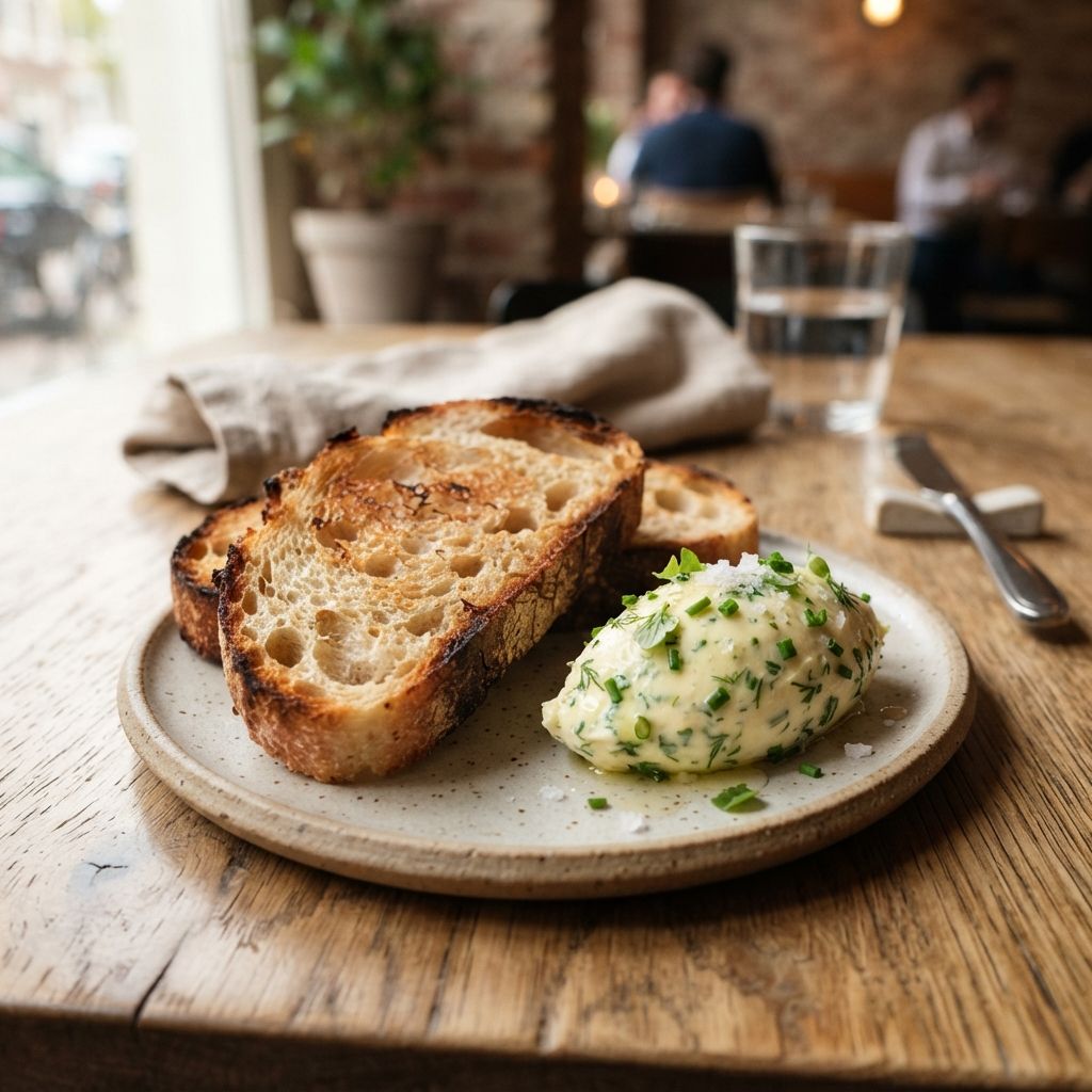 Sourdough Toast & Herb Butter