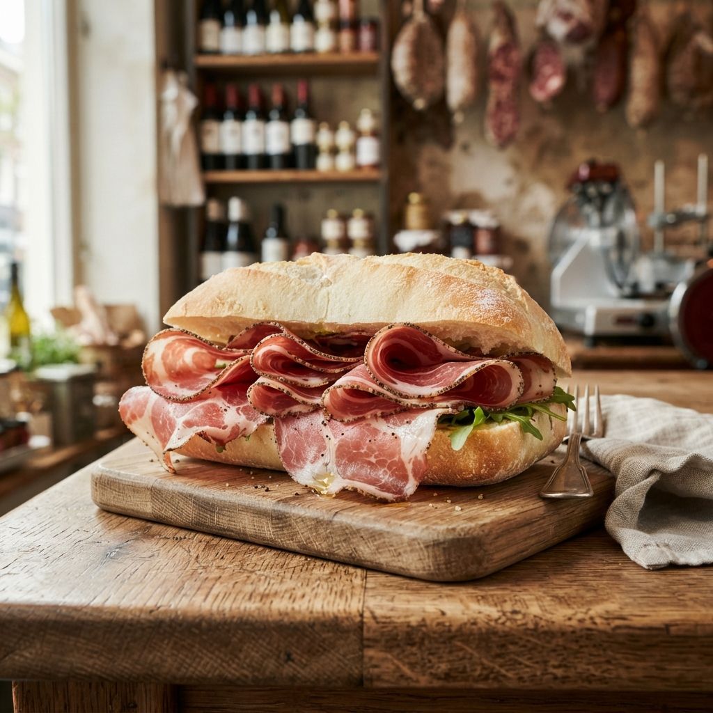 Broodje coppa di Parma