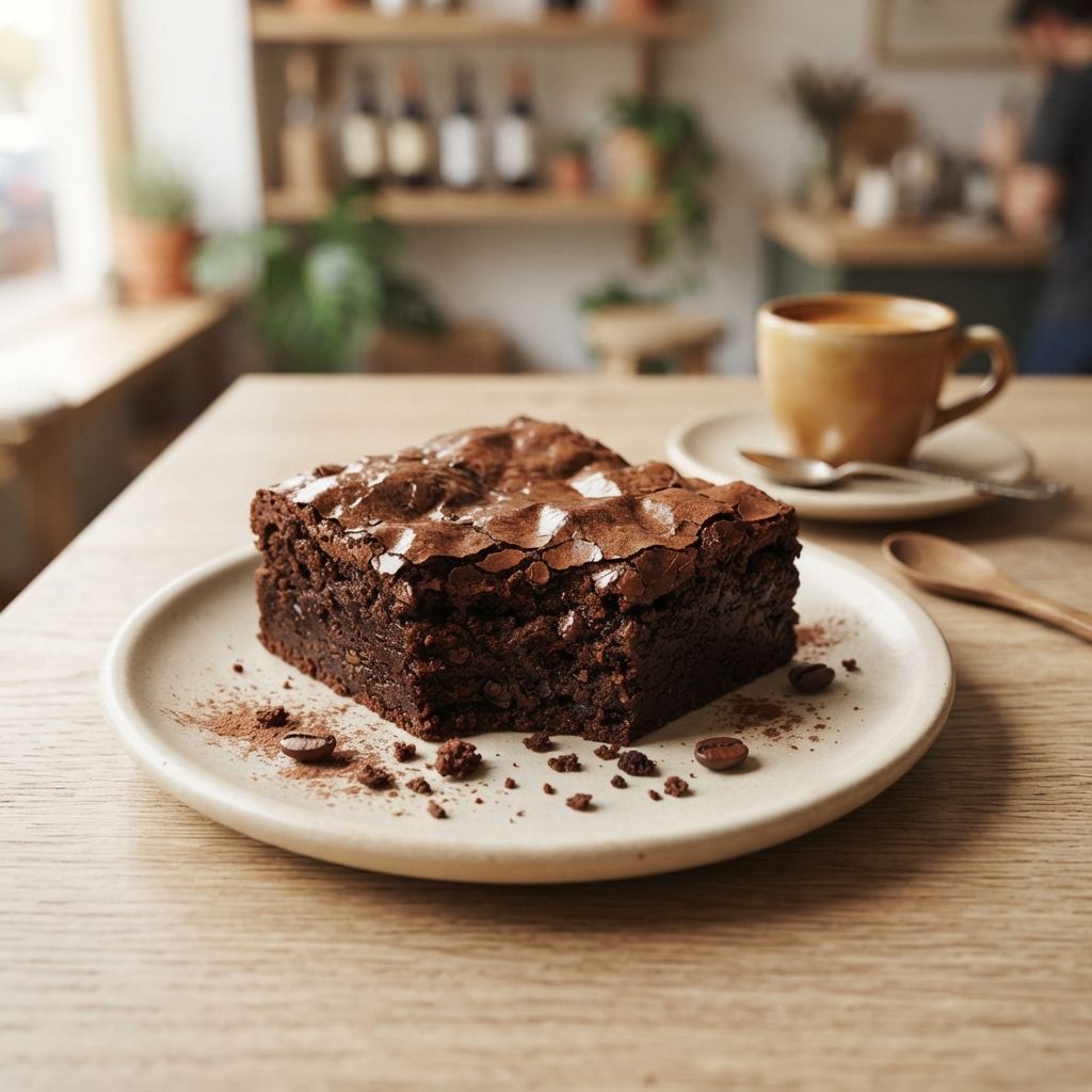 Espresso brownie