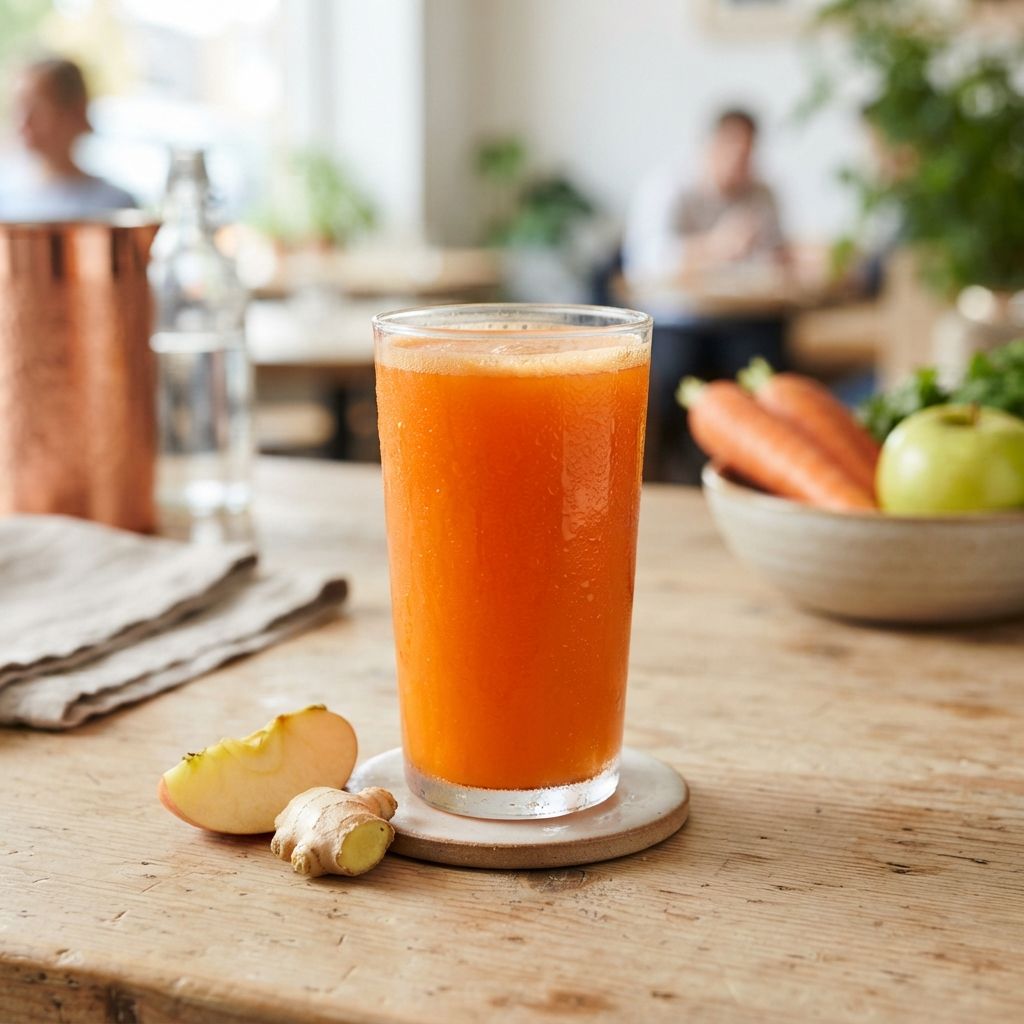 Appel Carrot Ginger Juice