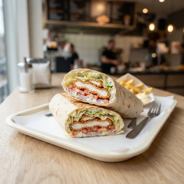 Wrap chicken strips