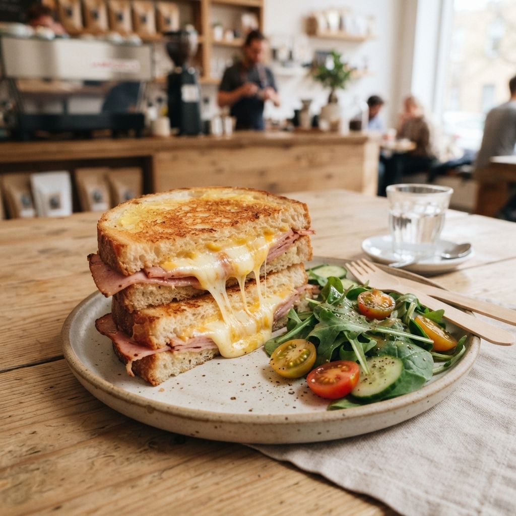 Grilled cheese with ham or chicken
