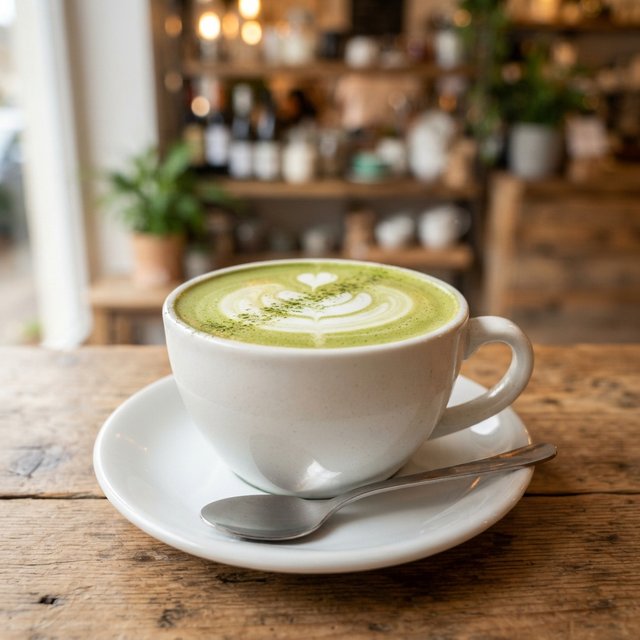Matcha latte soja