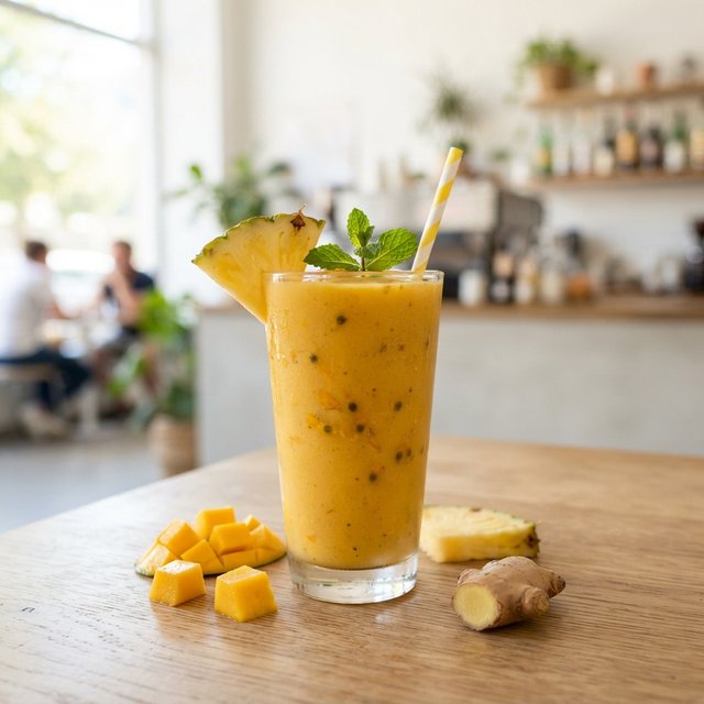 Ginger Tropical smoothie