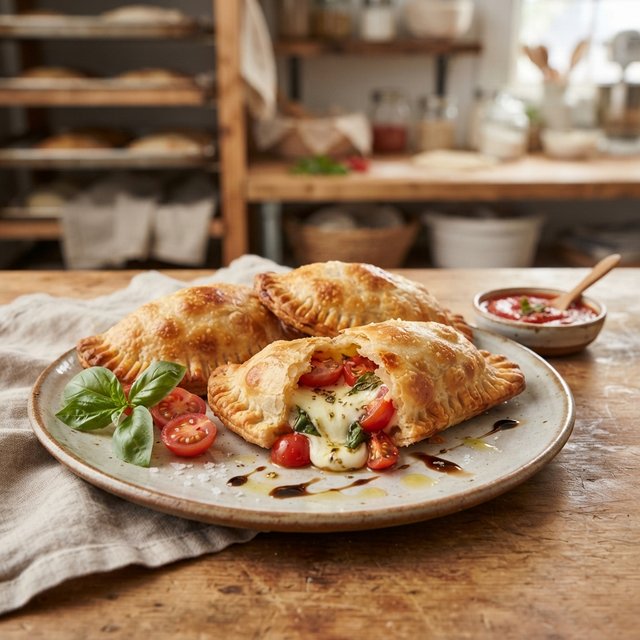 Caprese empanadas