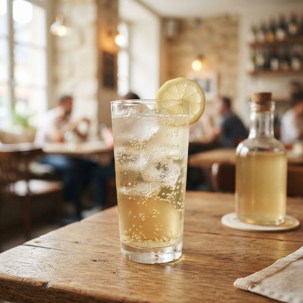 tonic / orangina / gemberbier / ginger ale / bitter lemon / ice tea