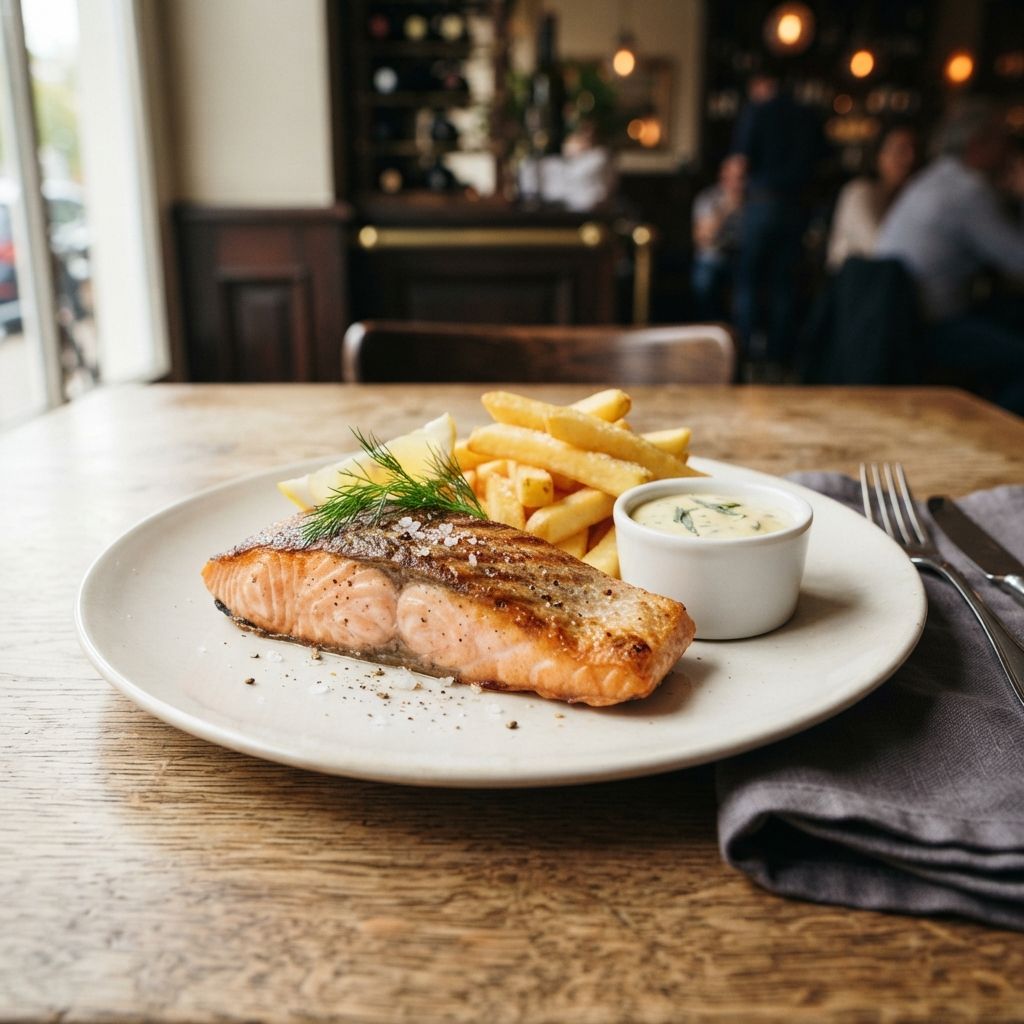 Gegrilde zalm / Grilled salmon