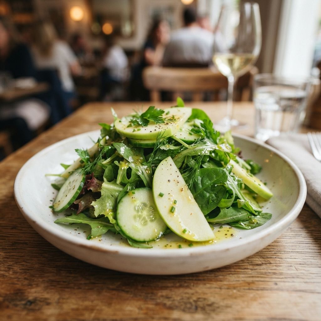 Groene Salade met Frisse Dressing