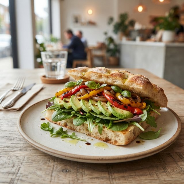 Focaccia avocado / focaccia met avocado