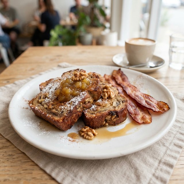 Banana Nut Bread French Toast