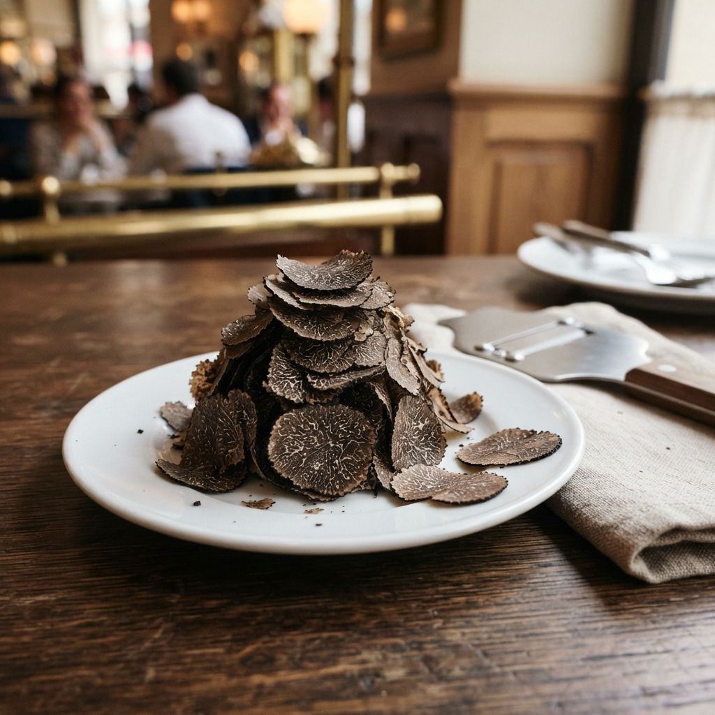 Geschaafde truffel
