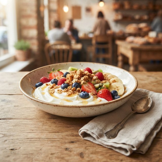 Greek Yogurt Fresh Fruit
