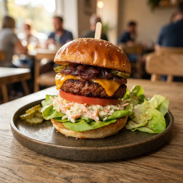 Redefined Meat burger (v)