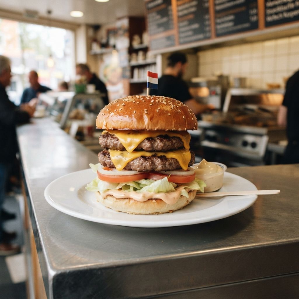 Dubbel cheeseburger