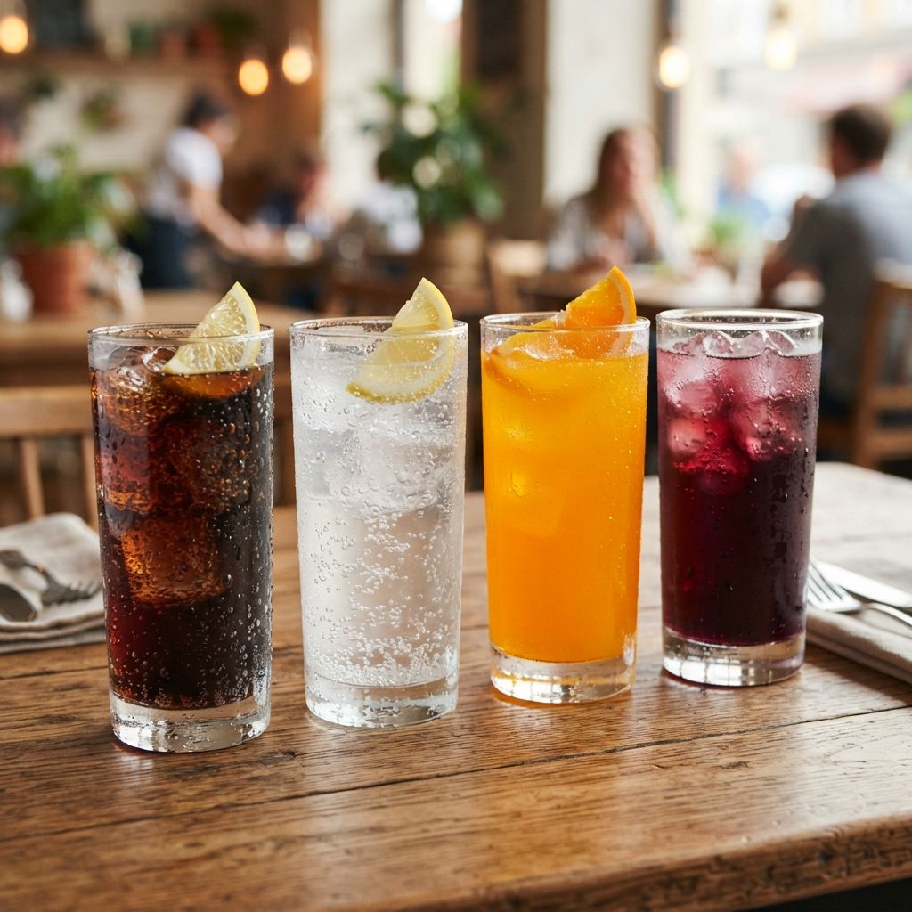 Coca-cola, Sprite, Fanta, Cassis