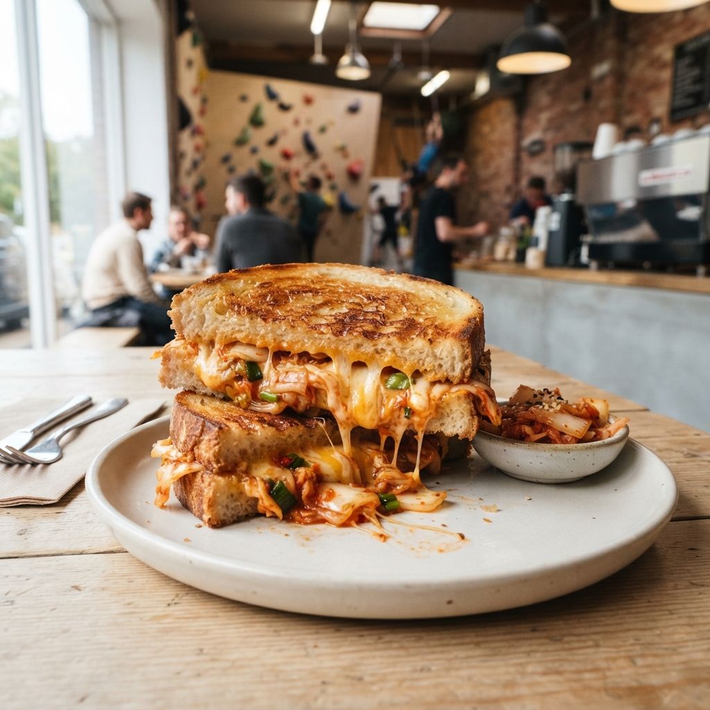 Kimchi toastie