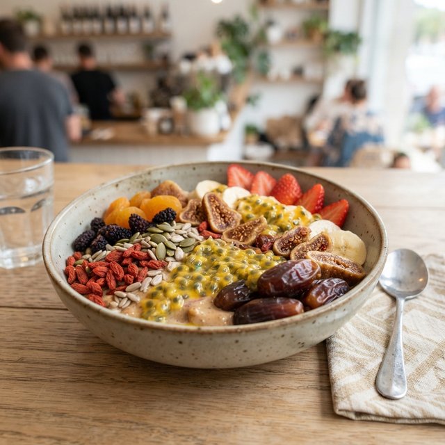 Nutty scoop bowl