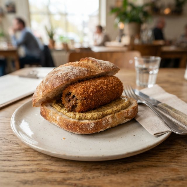 Broodje Rundvlees Kroket