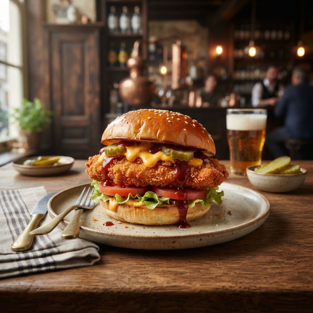 Krokante Kipburger