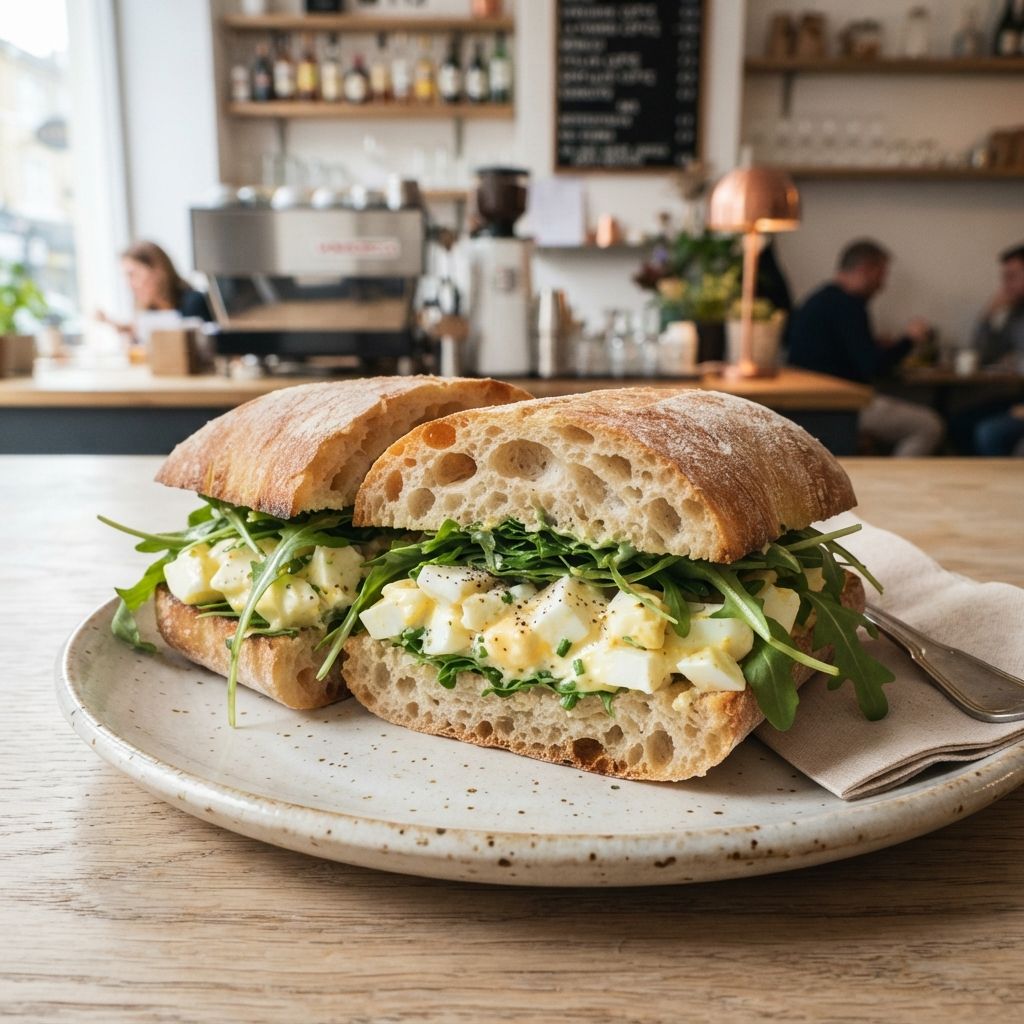 Egg, mayo & rucola