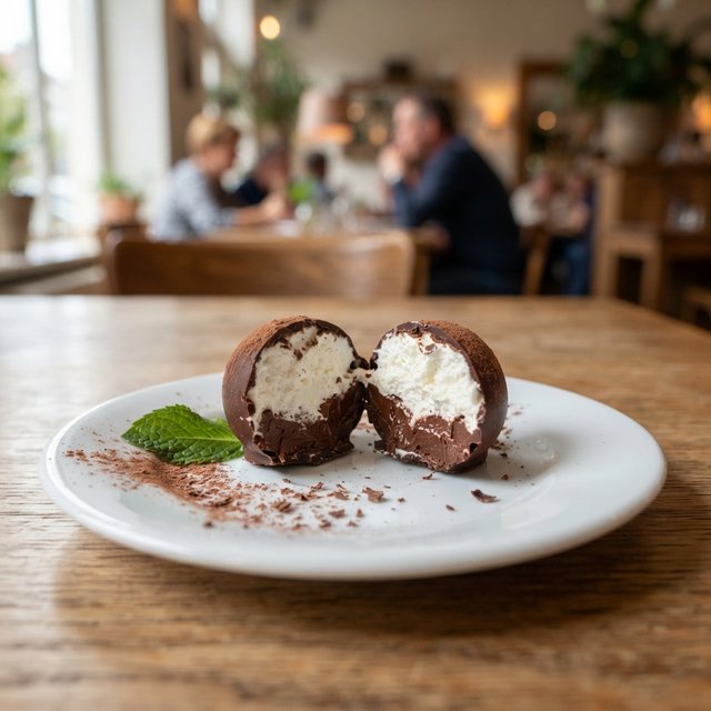 Huisgemaakte Slagroomtruffel