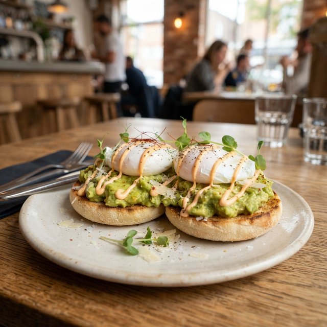 Smashed avocado
